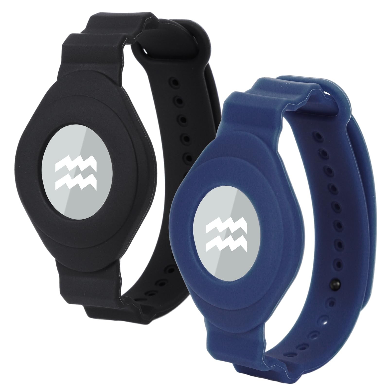 PEUTIER 2pcs Holder for Princess Cruise Medallion, Medium, Black Blue 