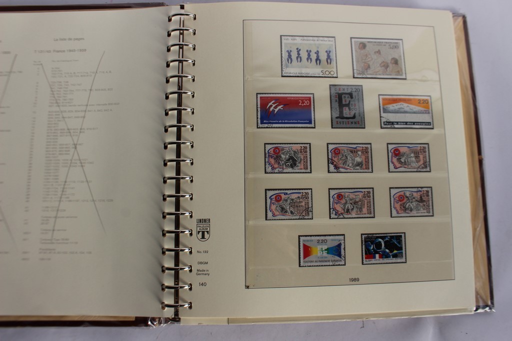 Stamp album France 1989 (39987)