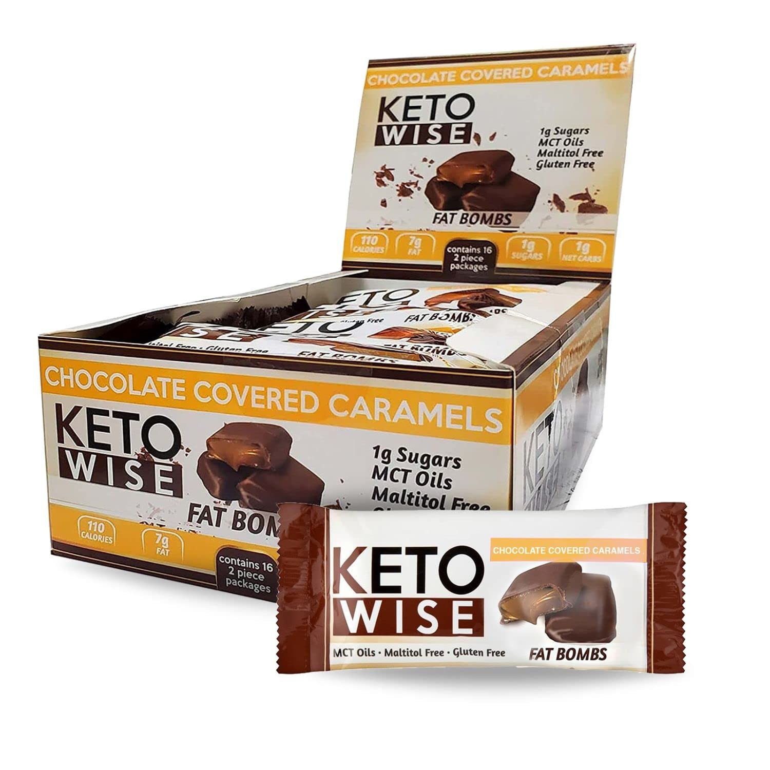 Keto Wise Fat Bombs  Made with Chocolate containing MCT Oil  Low Fat, Low Car...