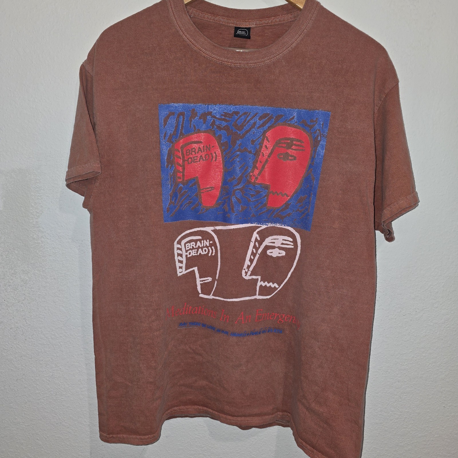 Brain Dead Men's Medium Meditations In An Emergency T Shirt
