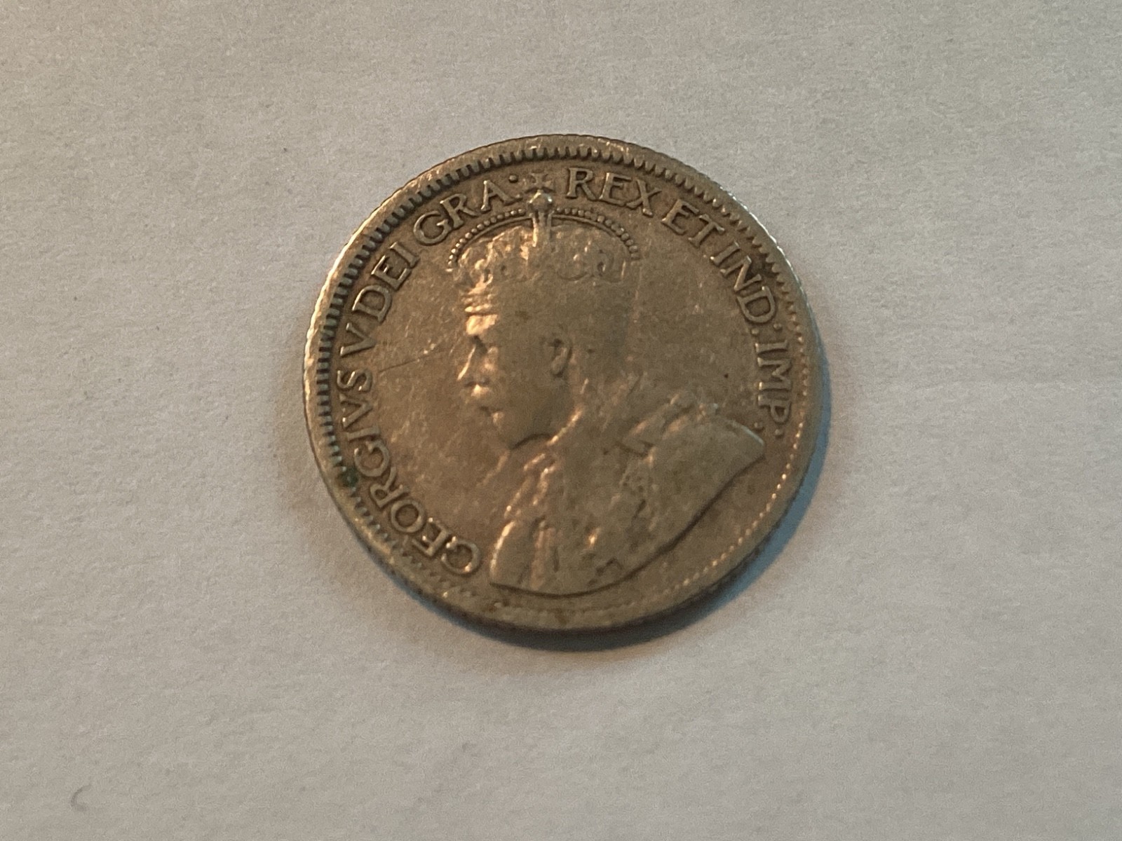 Canada 1929 10 Cent Silver Coin