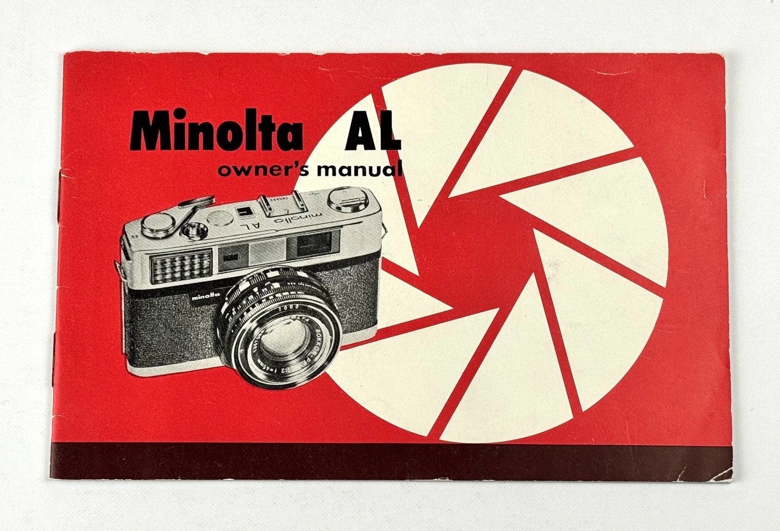 Minolta AL Camera INSTRUCTION MANUAL USERS GUIDE / OPERATING MANUAL
