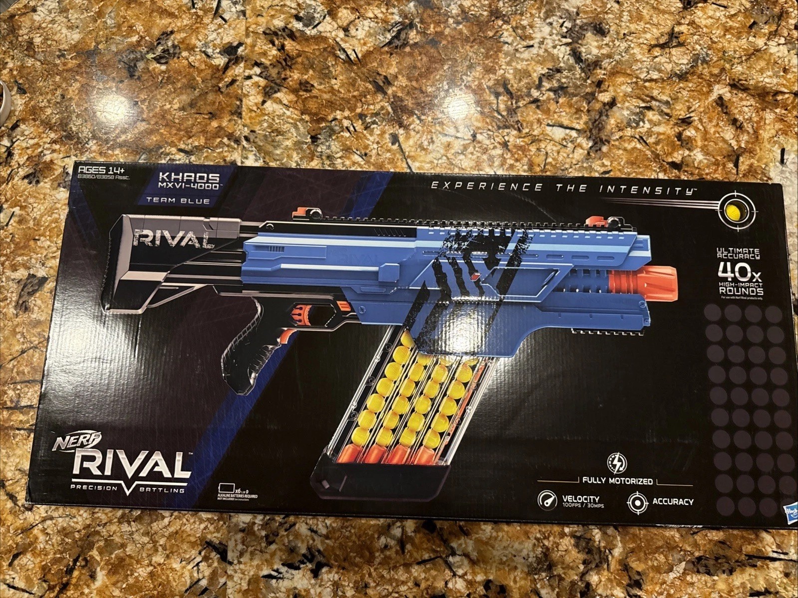 (New) Nerf Rival Khaos MXVI-4000 Blaster, Team Blue