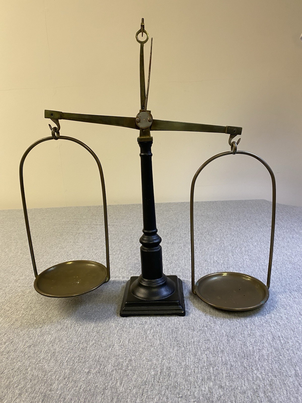 Antique Copper And Cast Iron Scales Circa 1761?