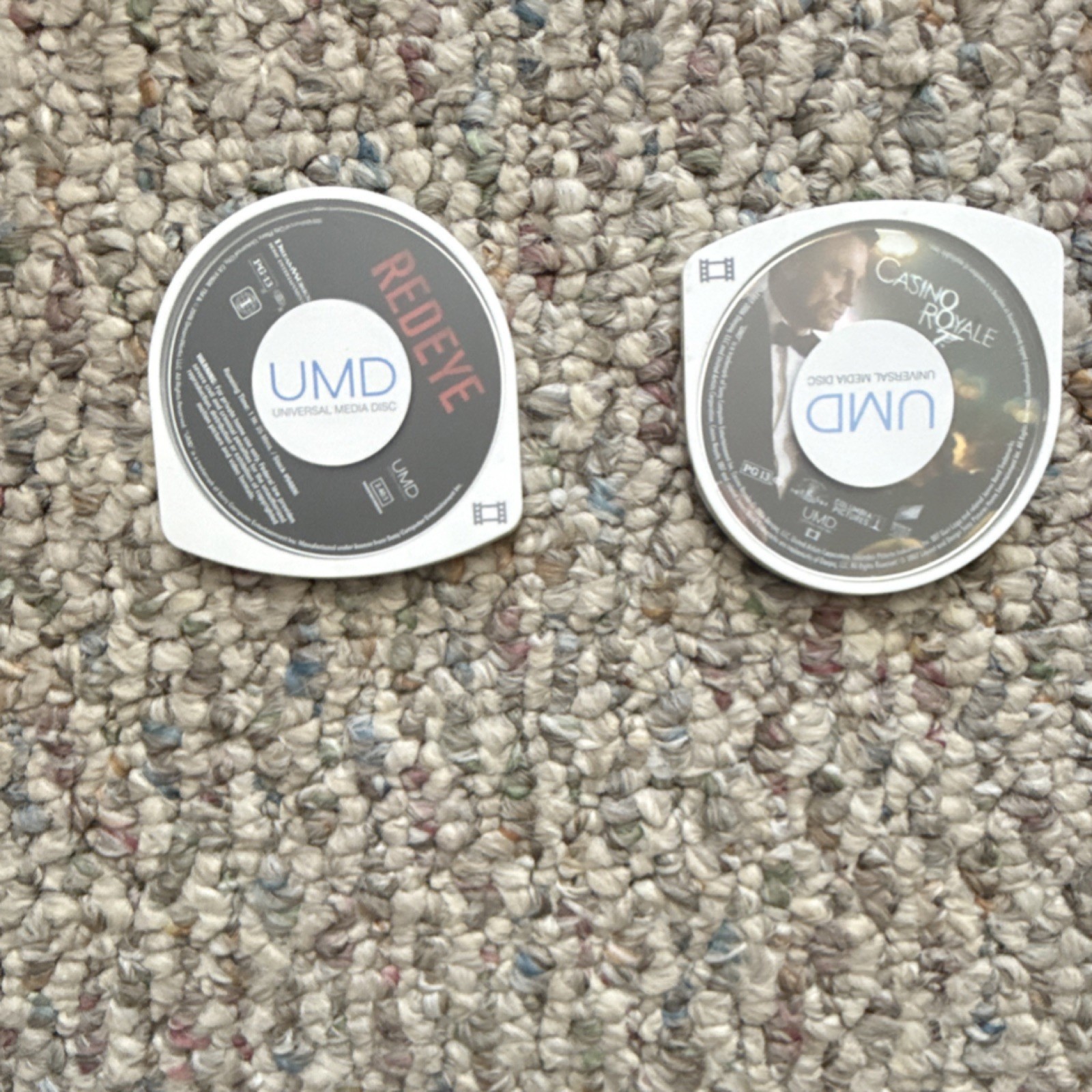 Redeye & Casino Royale UMD Movie Discs Action Adventure for PSP