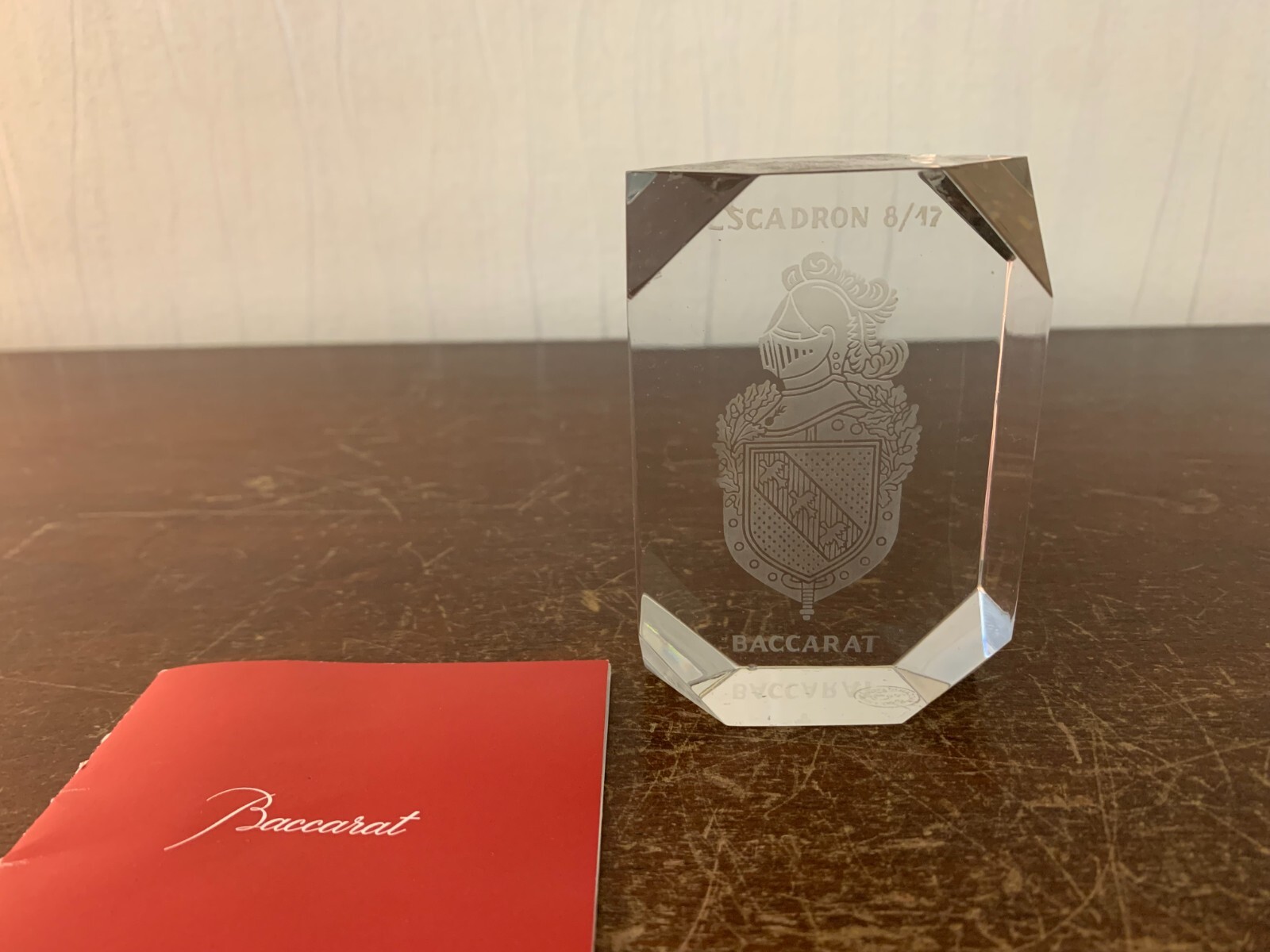 Clipboard Squadron 8/17 in Baccarat Crystal