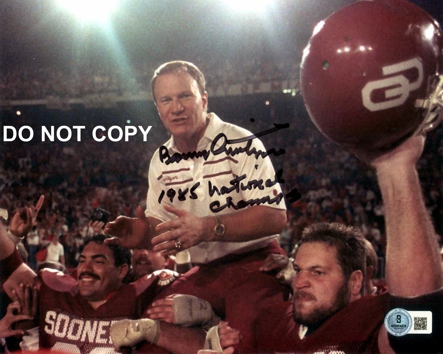 Barry Switzer OKLAHOMA SOONERS Signed Autographed REPRINT 8x10 Photo RP 3