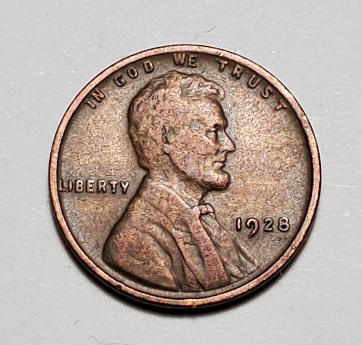 1928 P LINCOLN WHEAT PENNY #P3493