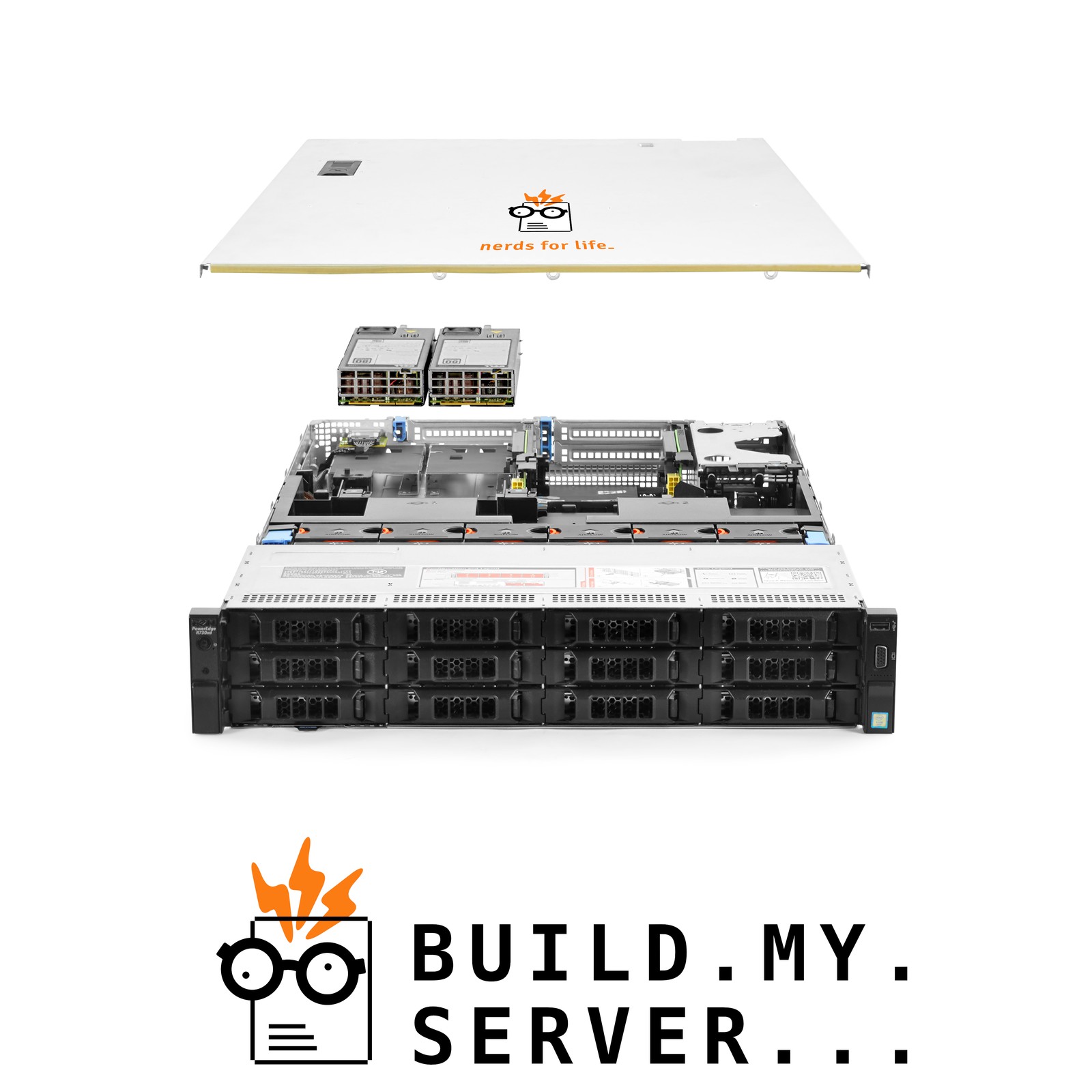 Dell PowerEdge R730xd 12-Bay LFF Server 2x E5-2670v3 2.30Ghz 24-Core 64GB RAM