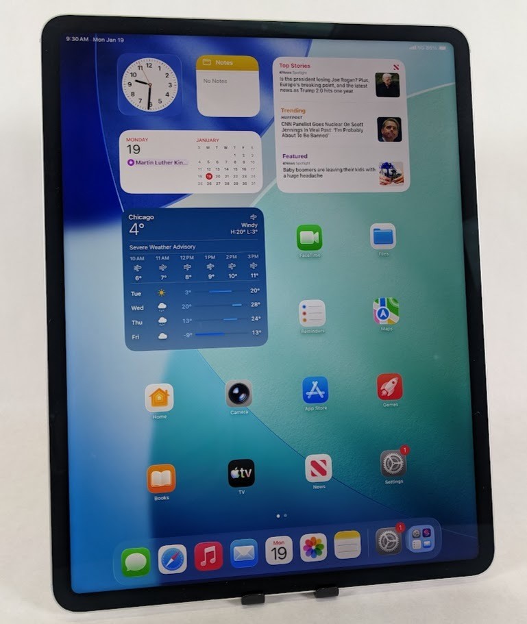 Apple iPad Pro M1 5th Gen 12.9" 128GB Silver Wi-Fi+5G 9 (MHNT3LL/A + A2379)