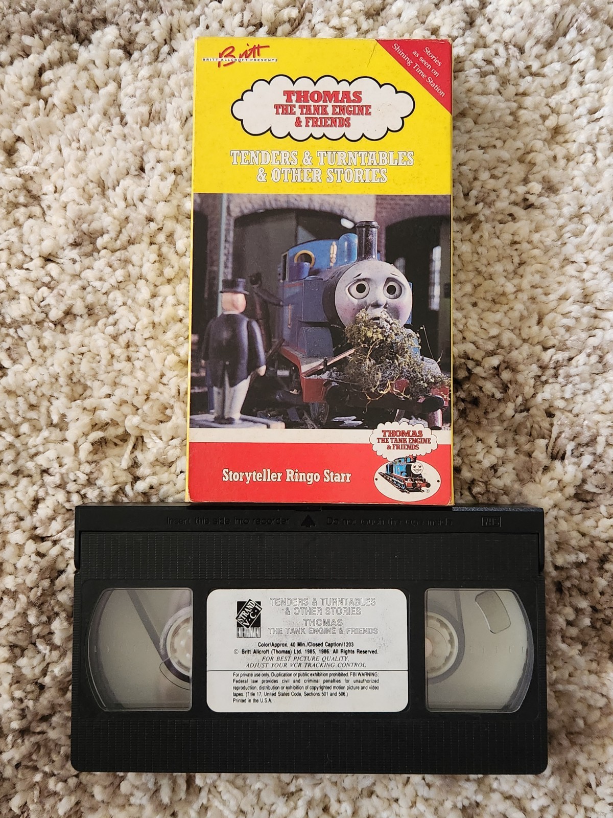 Thomas the Tank Engine - Tenders and Turntables  Other Stories (VHS, 1992)