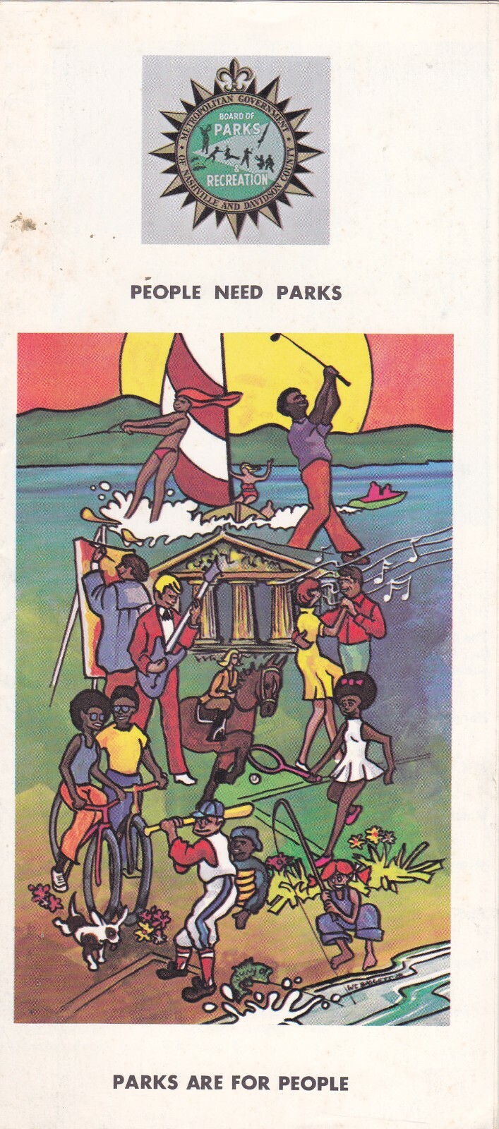 1970's Nashville City Parks Promotional Brochure
