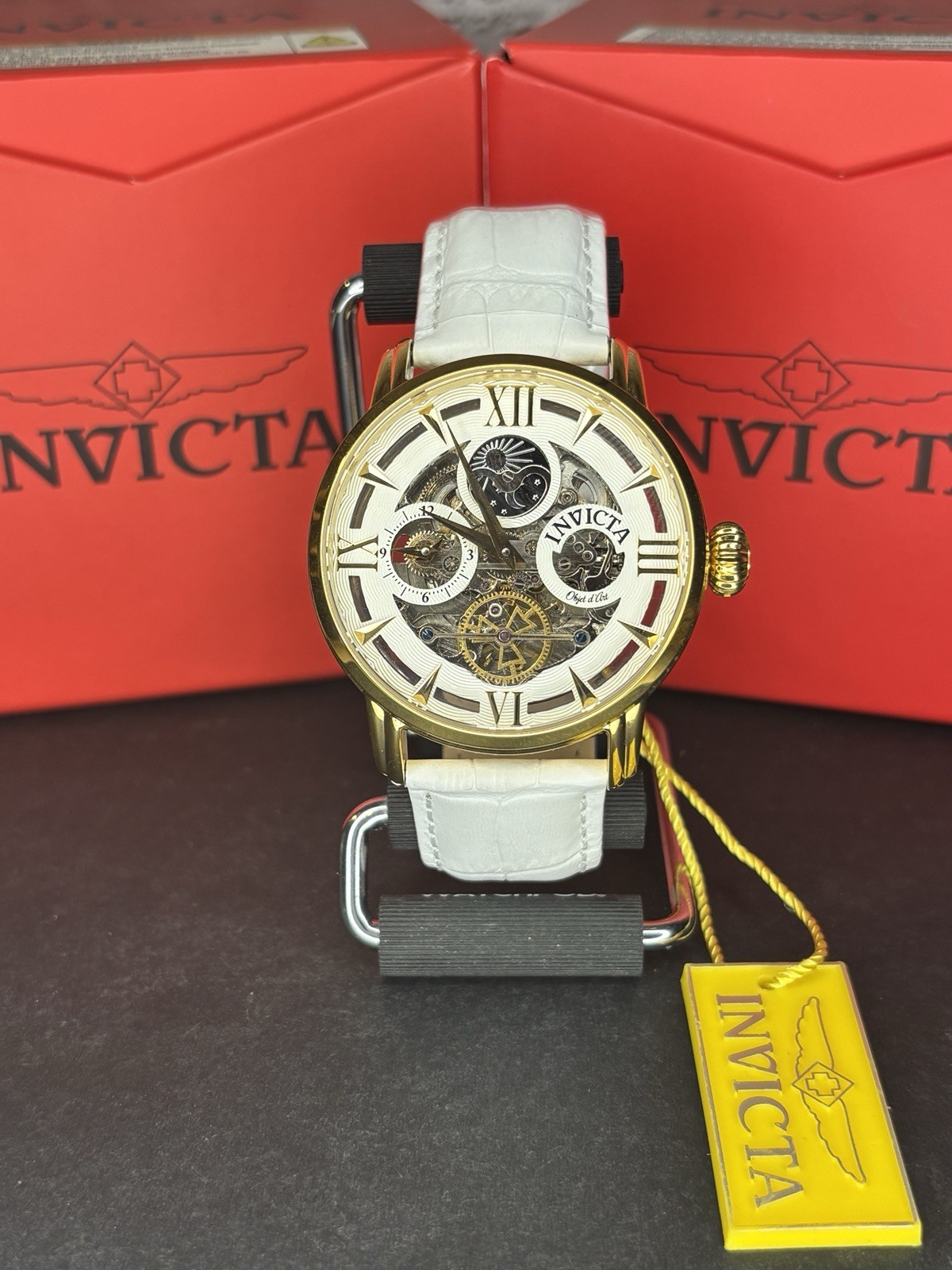 INVICTA Objet D Art Automatic White Dial Men's Watch 47mm