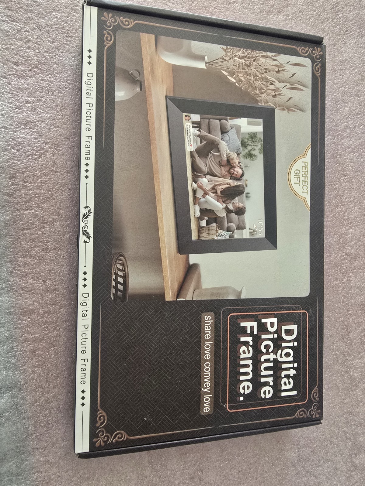 NEW 10-Inch Digital Smart Picture Frame with WiFi, HD IPS Screen, 32GB Storage