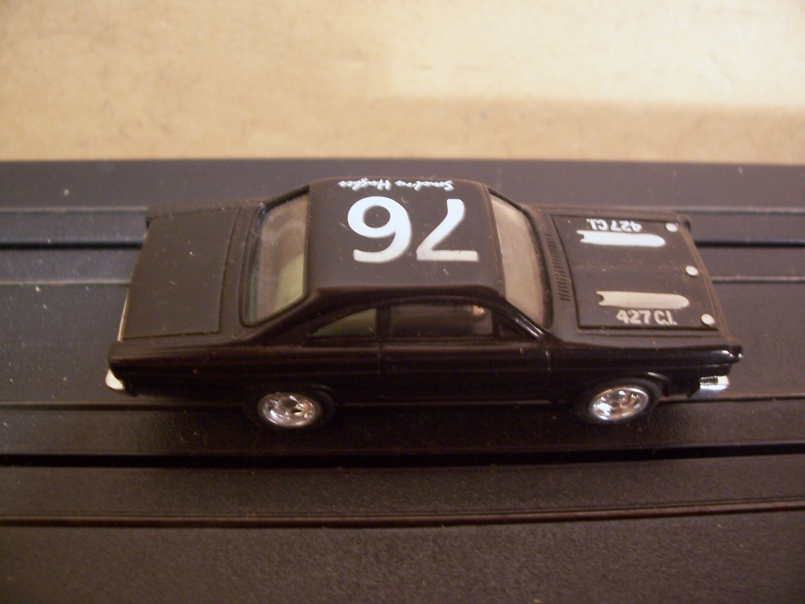 JOHNNY LIGHTNING THUNDERJET 500 FORD FAIRLANE #76 PULL BACK CAR PLAYING MANTIS