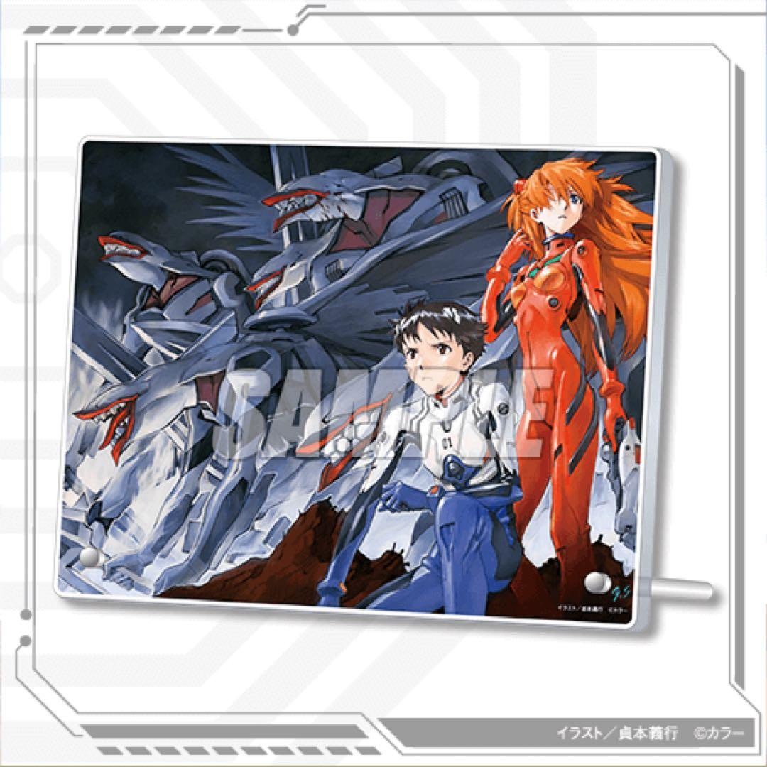 Evangelion Acrylic Stand Set with Asuka Rei Shinji - Anime Character Figures