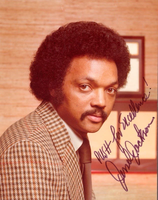 Reverend Jesse Jackson 8.5x11 Signed Photo Reprint