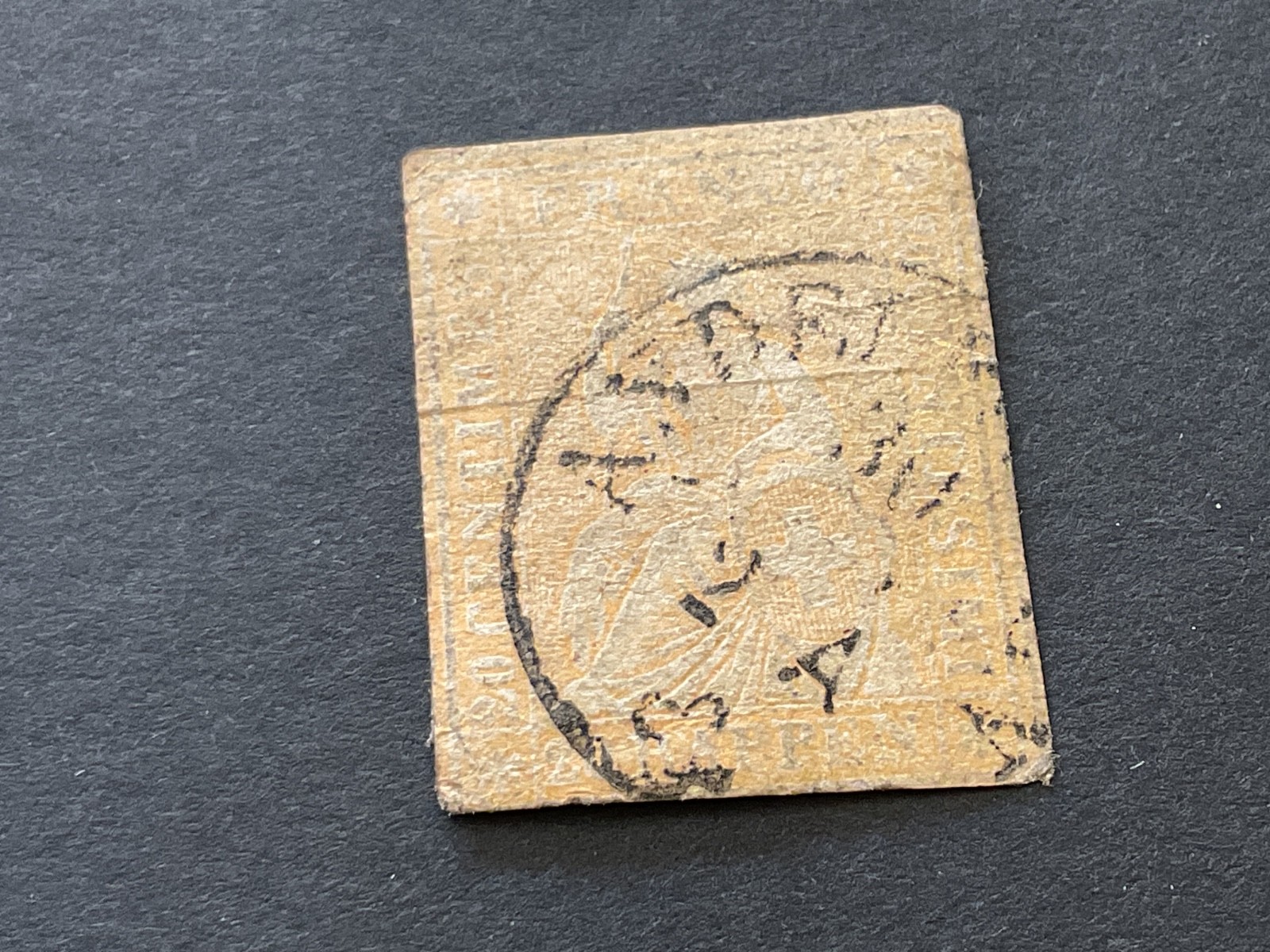 Switzerland 1854 Imperforated 20Rp   used stamp B3247