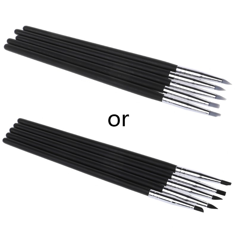 Set of 5pcs Silicone Rubber Shapers Sculpting Modelling Tools