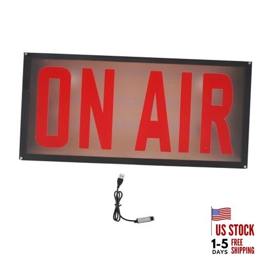 ON AIR Neon Sign, ON AIR Sign 12 Colors LED Light Recording Sign Studio 