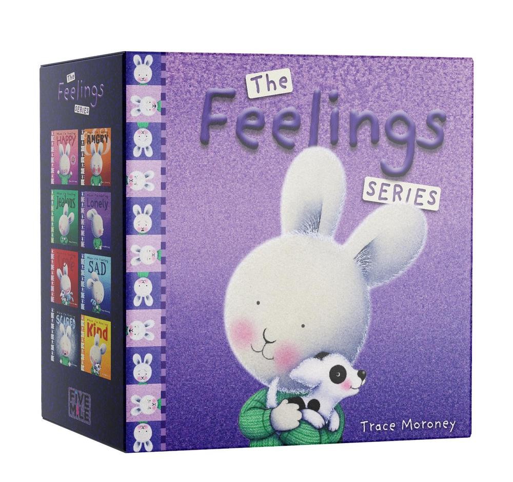 Feelings 8 Book Slipcase by Trace Moroney