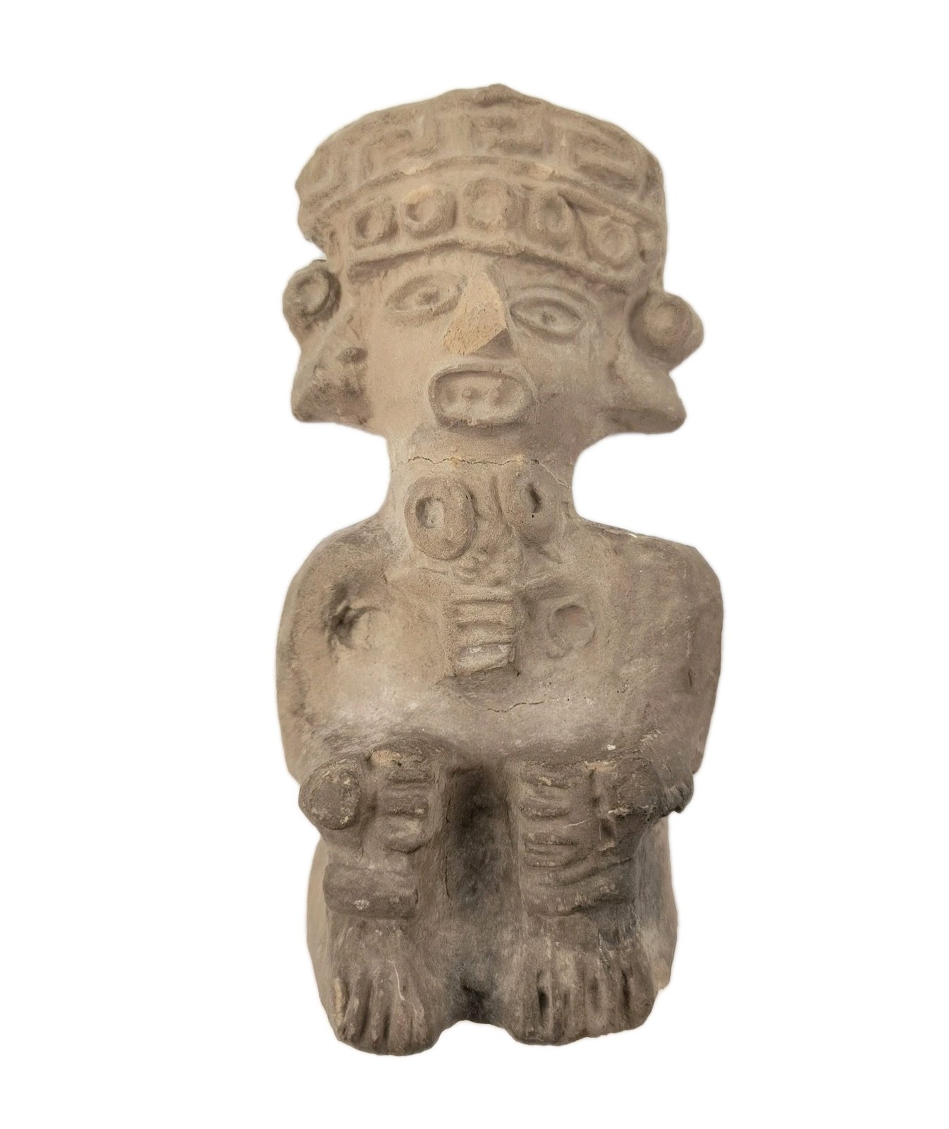 Vintage 1952 Aztec Idol from San Juan De Teotihuacan Mexico Mexican Folk Art 