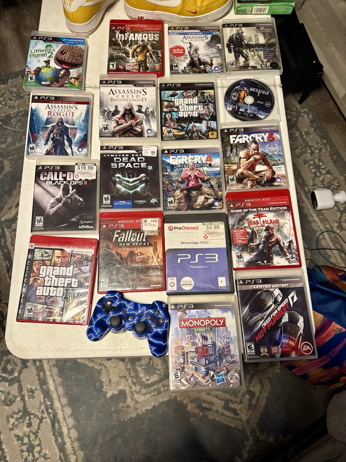 Sony PlayStation Nintendo Xbox Multi-Platform Game Lot w/ Cases & Controller