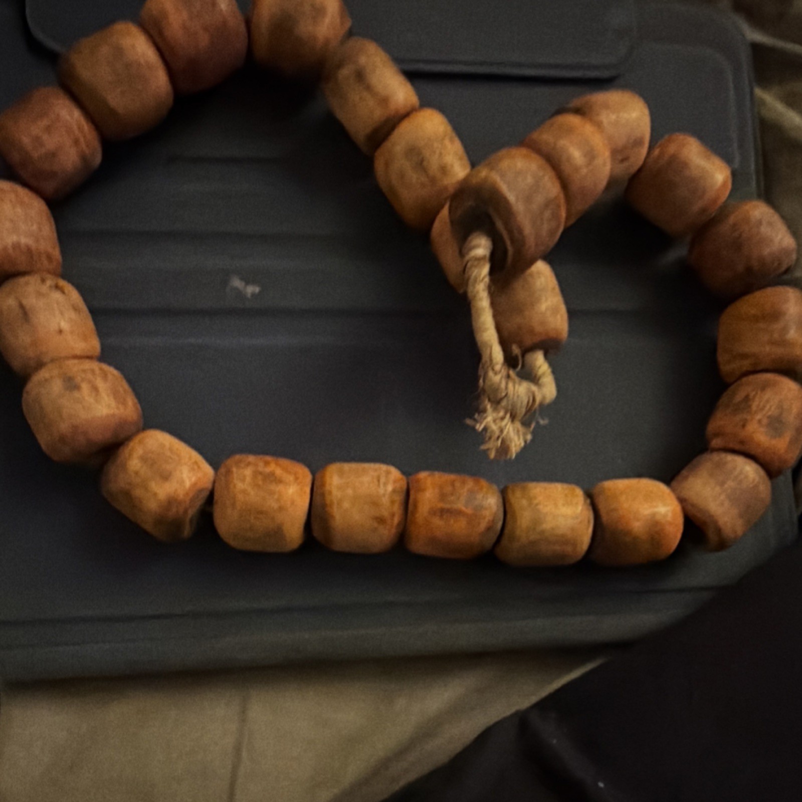 African bone beads