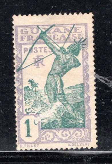 FRANCE FRENCH  GUYANE GUYANA  STAMPS USED LOT 62794