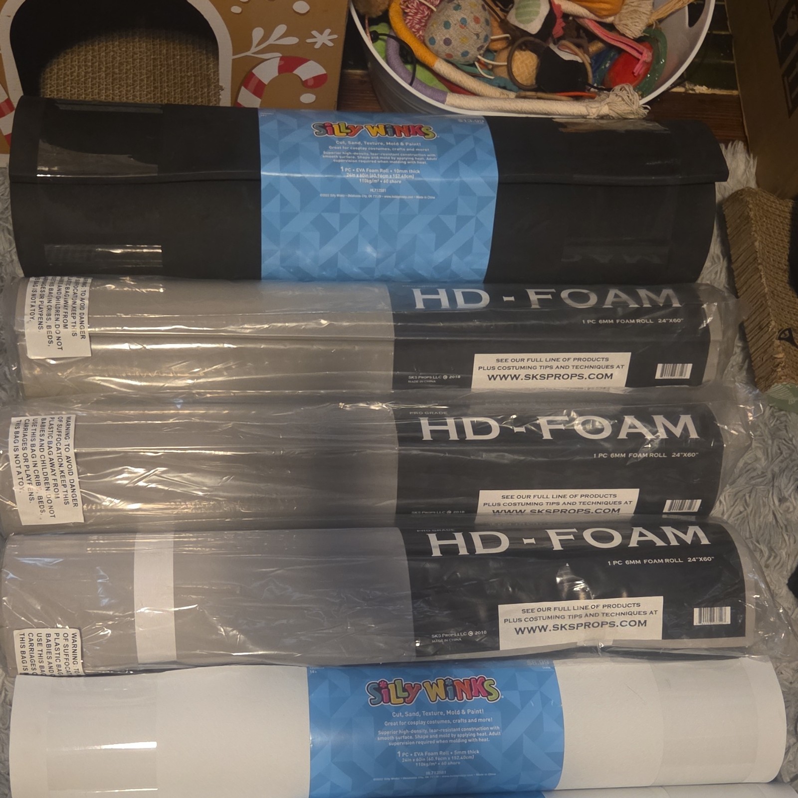 Silly Winks HD-Foam Foam Sheet Rolls for Crafting and Cosplay