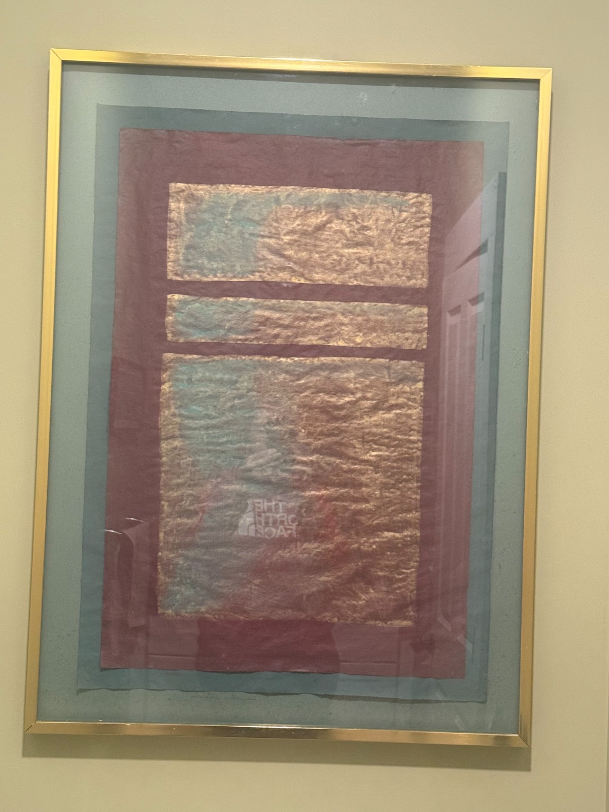 Harris Strong "Lustrous Image" Signed Mid-Century Modern Mixed Media Collage Art