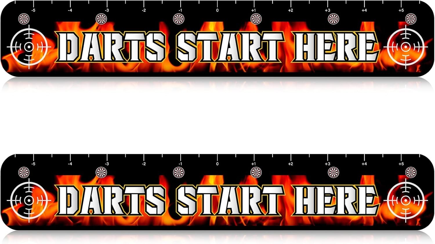 Amyhill 2 Pcs Dart Floor Marker Dart Throw Line Accessories for Players Party Ga