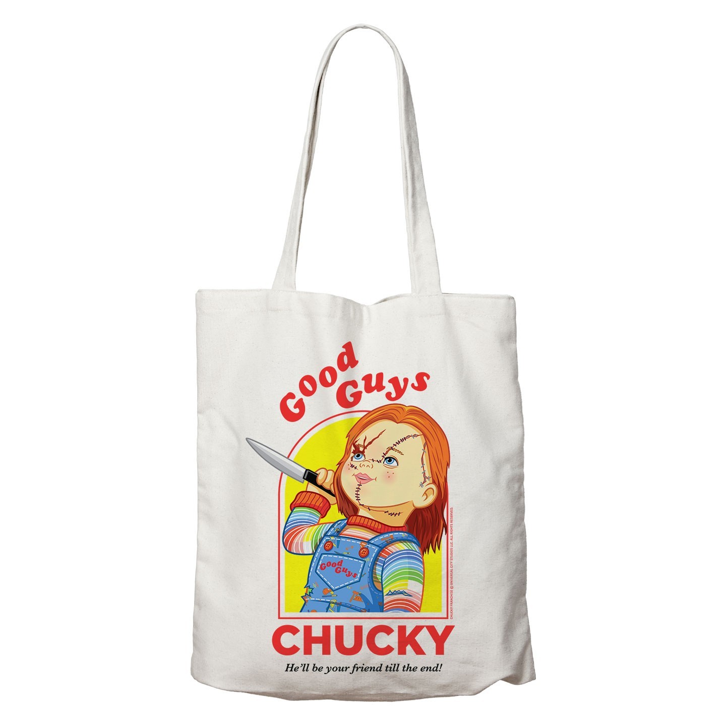 Chucky Tote Bag – Official Horror Cotton Shopper with Good Guys Design