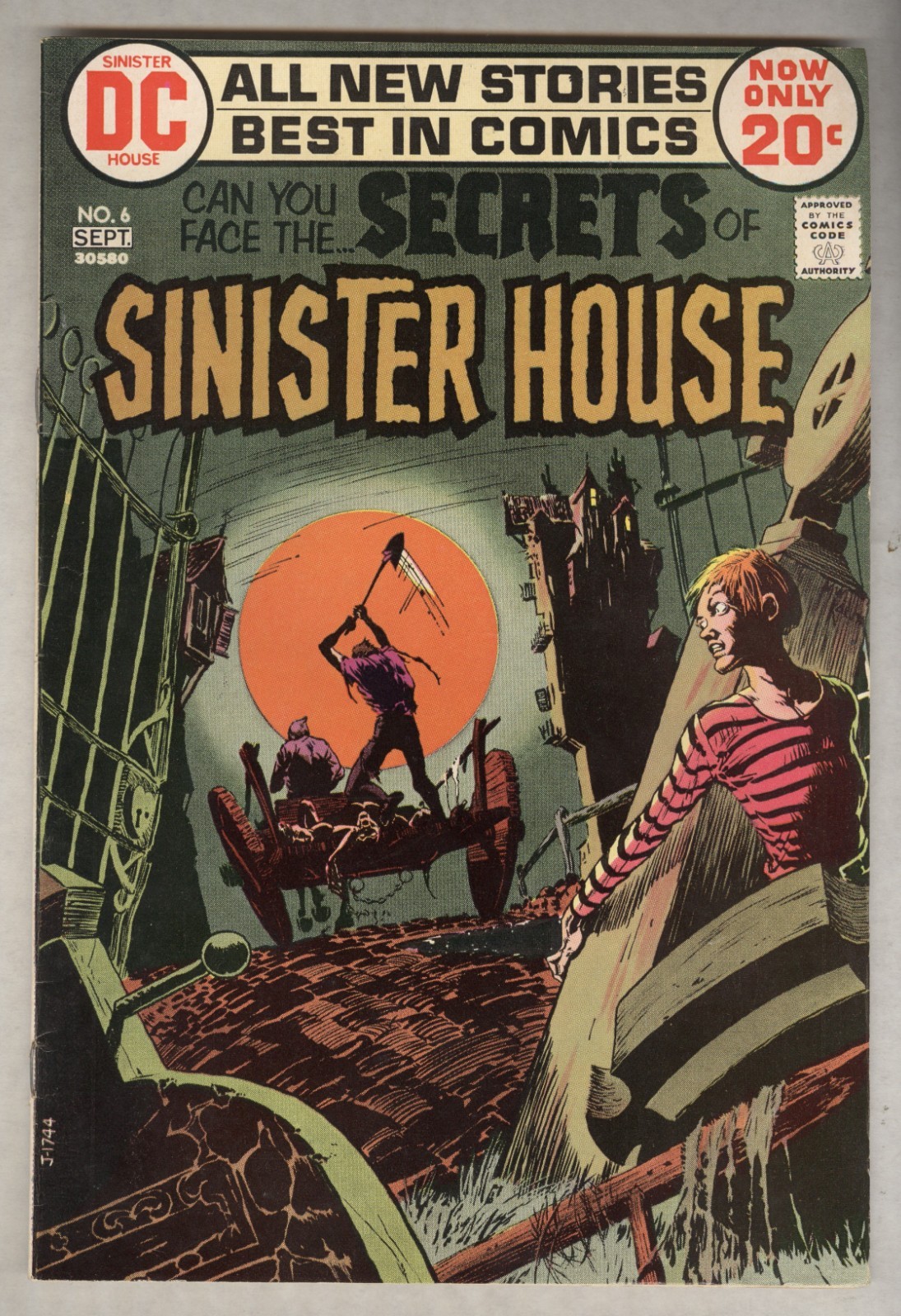 Secrets of the Sinister House #6 September 1972 VG/FN