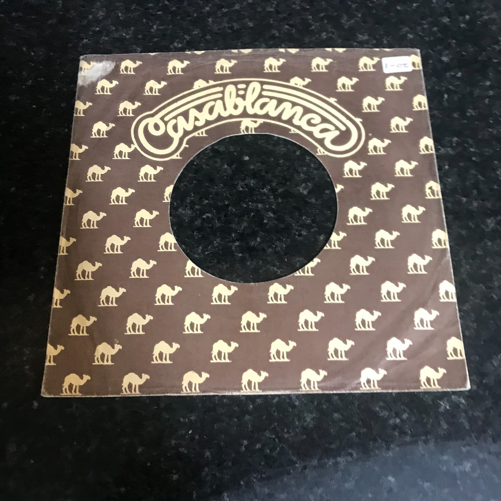 One 7"  CASABLANCA - Original Record  Sleeve  1974-77 -  1-26
