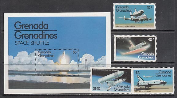 Grenada-Grenadines - Mail Yvert 415/8+H.59 ** Mnh Astro