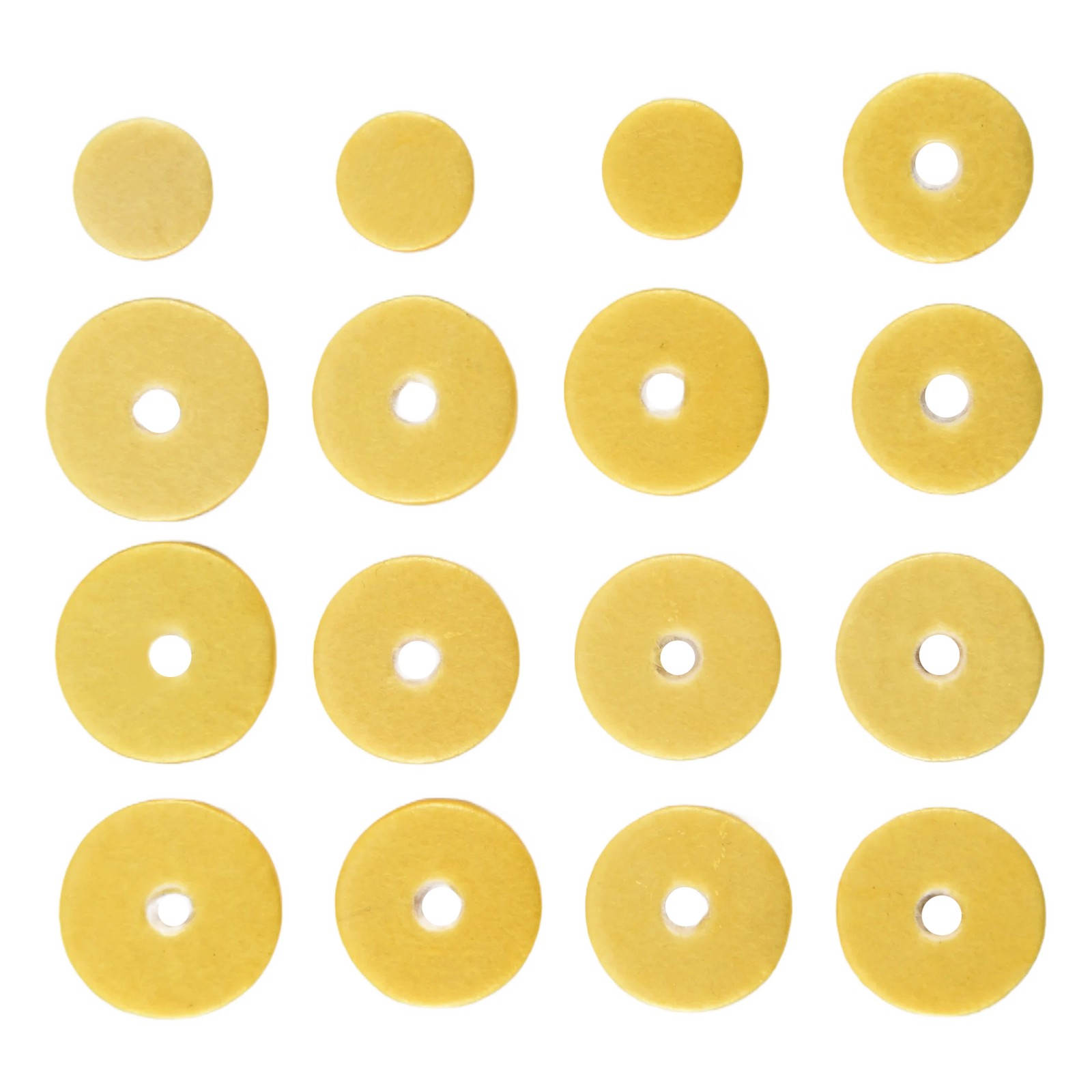 16 pcs Flute Leather Pads Replacement  Exquisite Wind Instrument Y6K22026