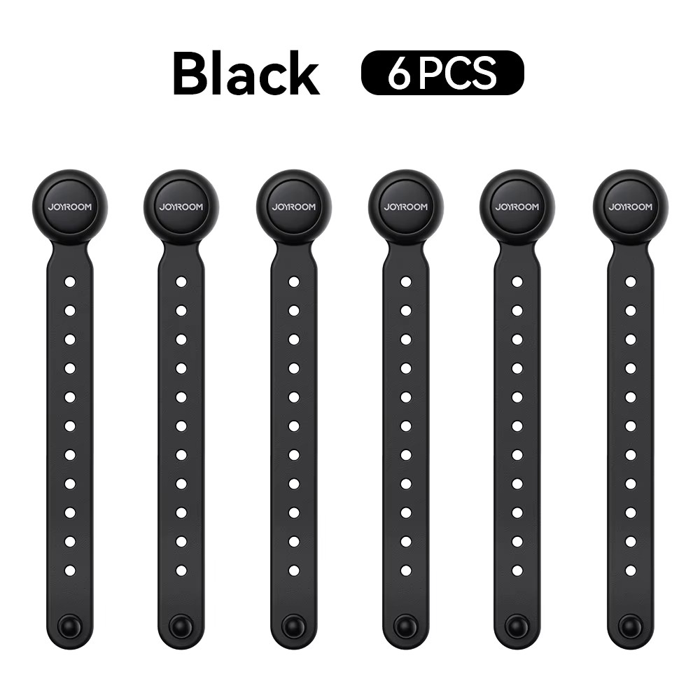 6/12PCS Magnetic Cable Management Ties Wire Organizer 11Cm Cable Holder Adjustab