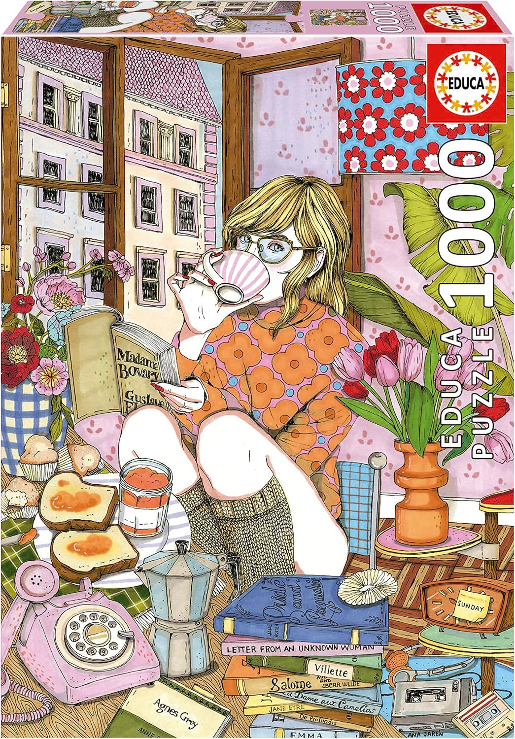 - Time for Myself - 1000 Piece Jigsaw Puzzle - Puzzle Glue Included - Completed 