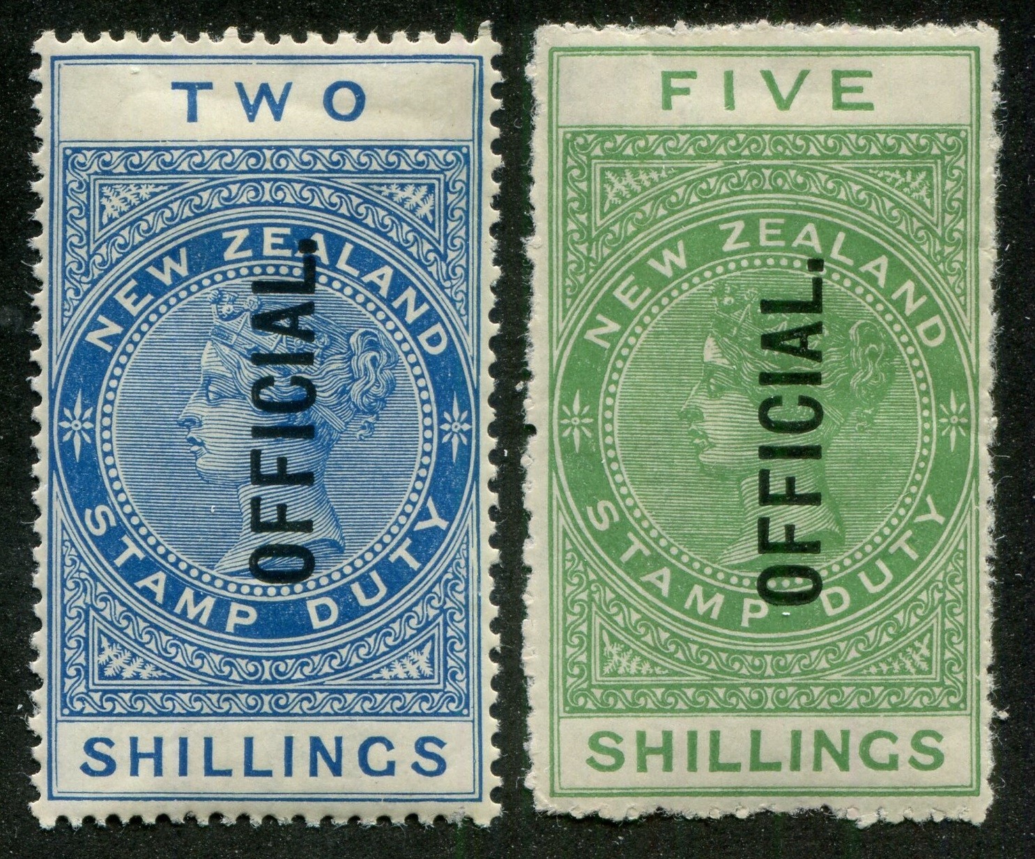 New Zealand O38, O39 Mint Official Stamps