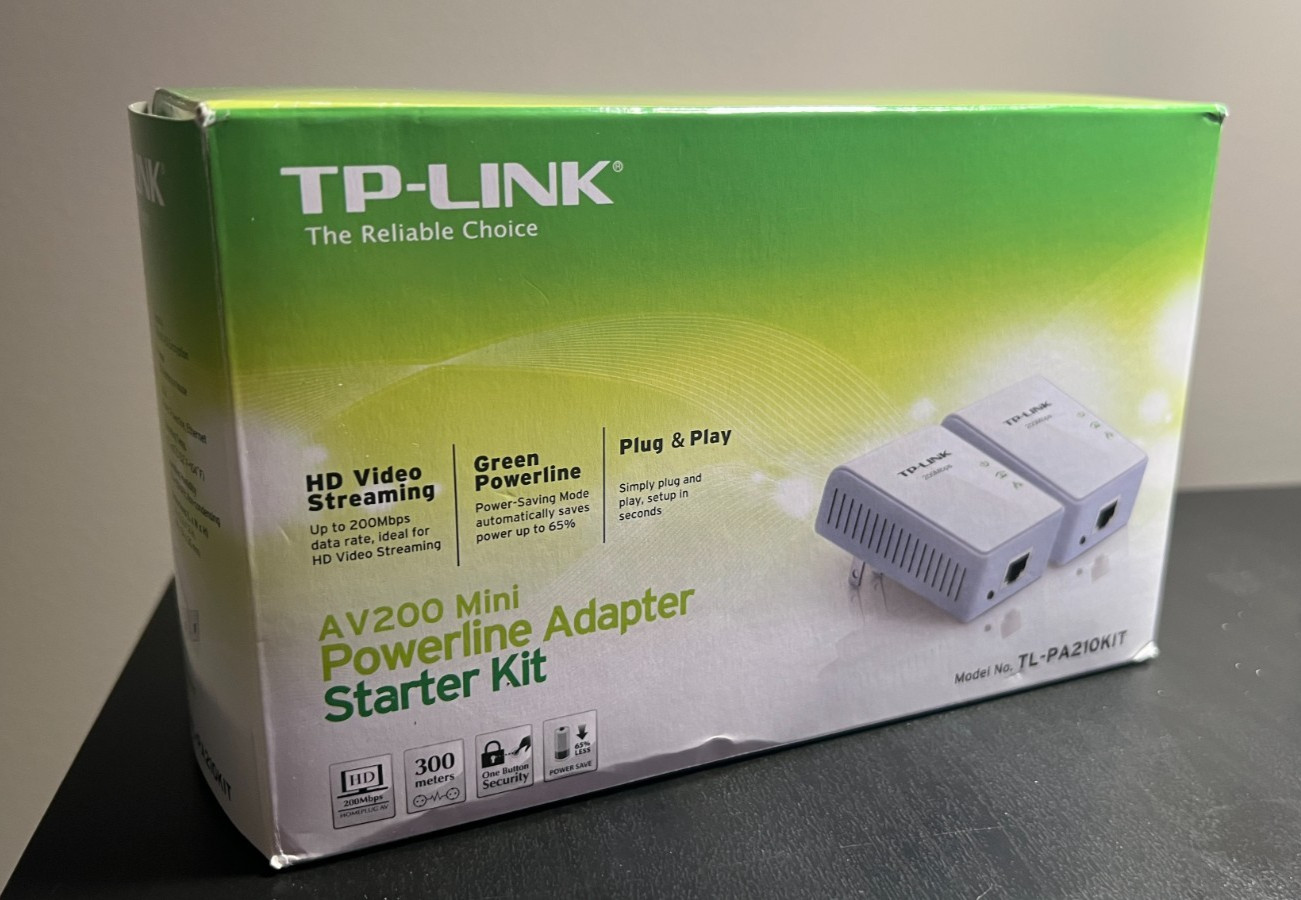 TP-Link AV200 Mini Powerline Adapter Starter Kit TL-PA210KIT