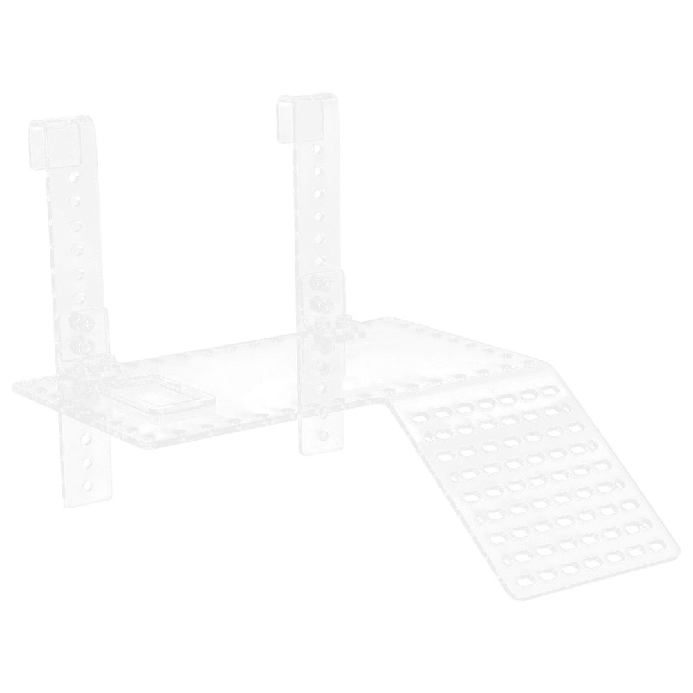  Hanging Turtle Platform, Corner Turtle Basking Terrace Rack, Acrylic Floating