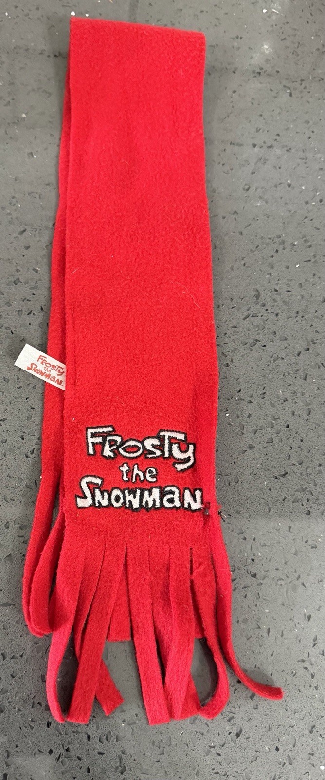 Build A Bear Workshop Red Christmas Holiday Frosty The Snowman Scarf Only