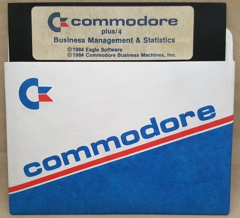 Commodore plus/4 Business Management & Statistics ©1984 Eagle Software CBM