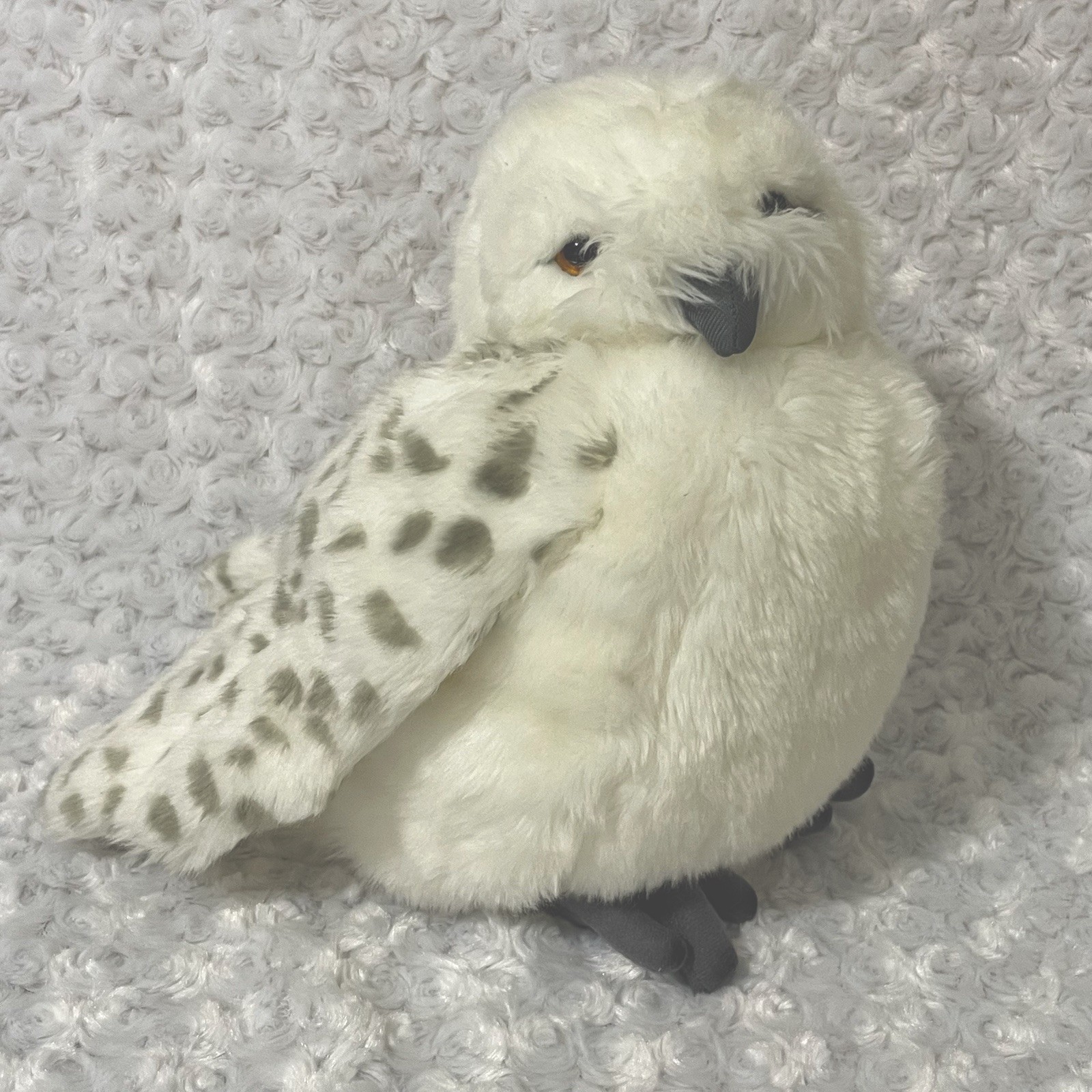 Wizarding World Of Harry Potter Owl Hedwig Hand Puppet Swivel Head Toy w/Sound