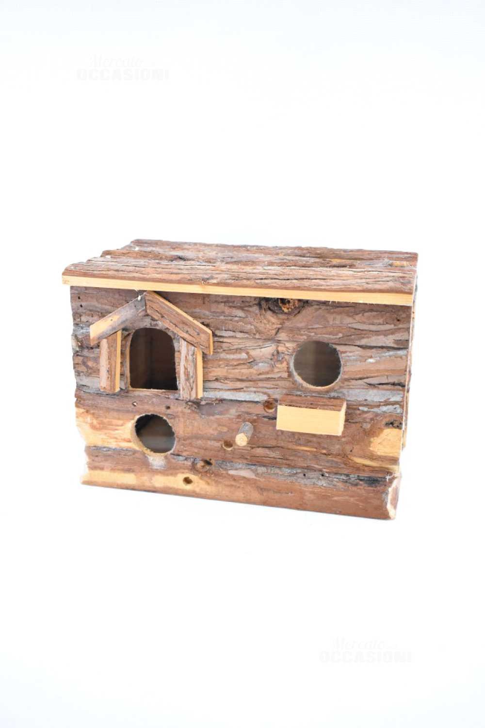 Wooden Animal House 27x16x19Cm Openable Roof