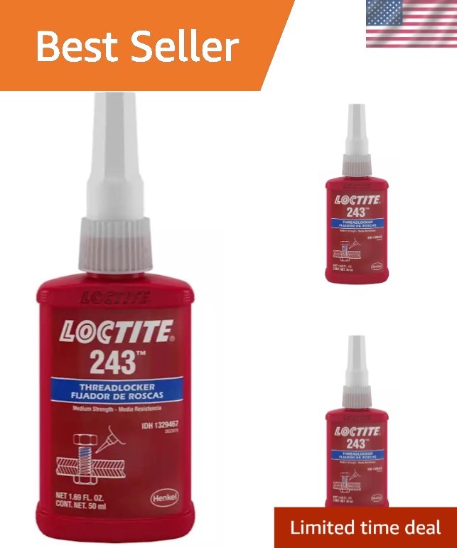 Oil-Tolerant Blue Threadlockers 1.69oz - Secure Your Fasteners with Ease