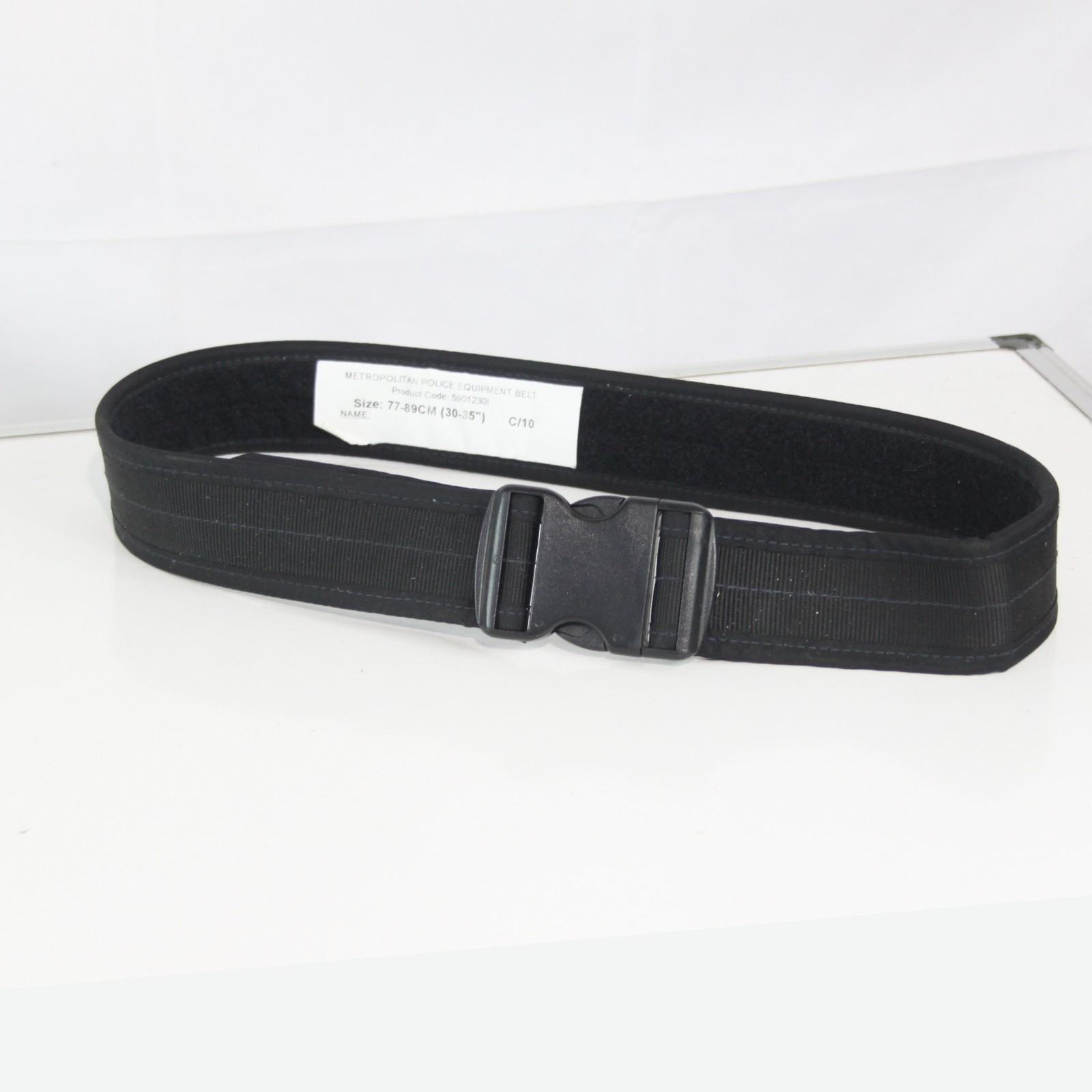 Genuine Surplus British Police Belt Black 50mm 30-34 inch (4092)