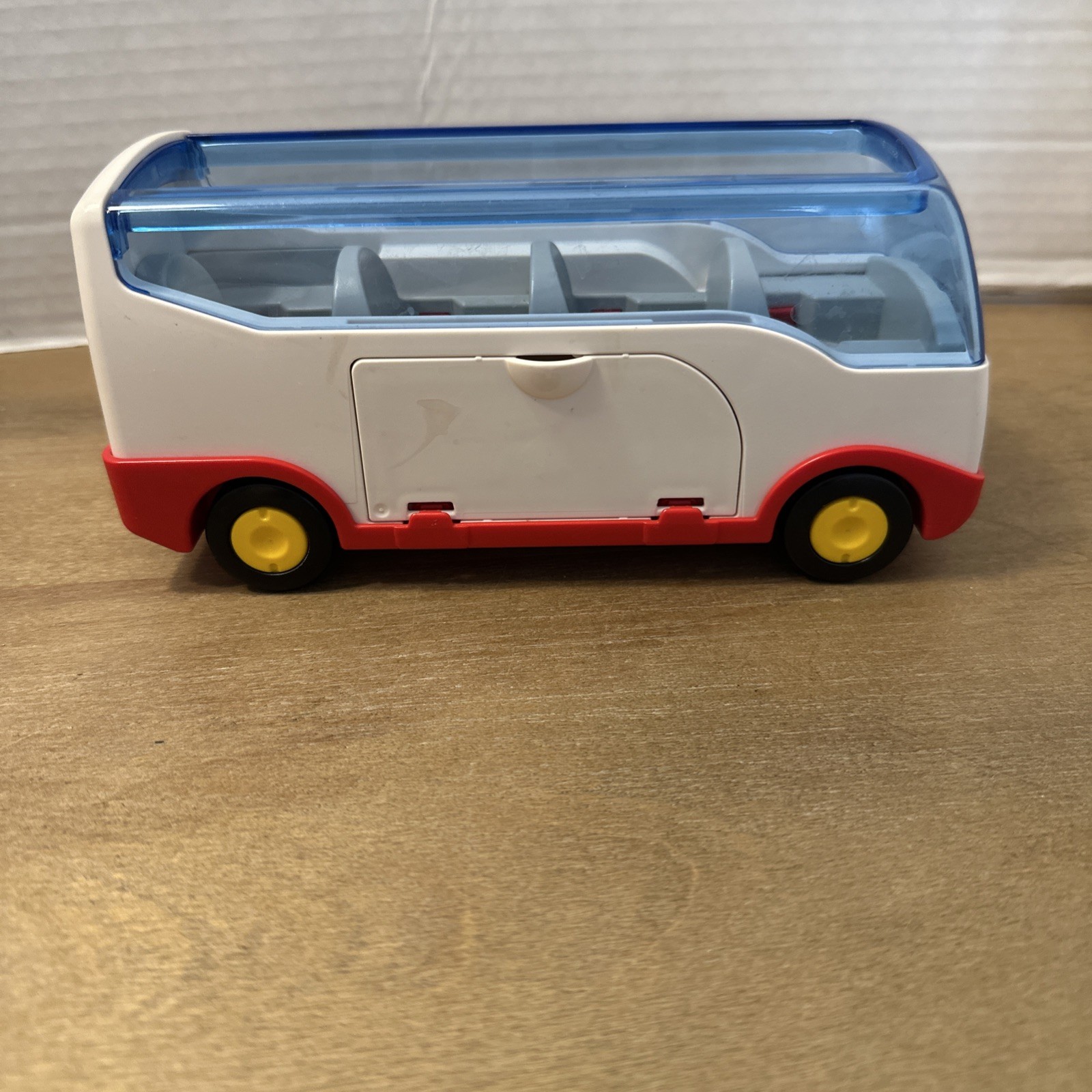 Playmobil Geobra White Airport Shuttle Bus Toy Vehicle No  Figure, 2011