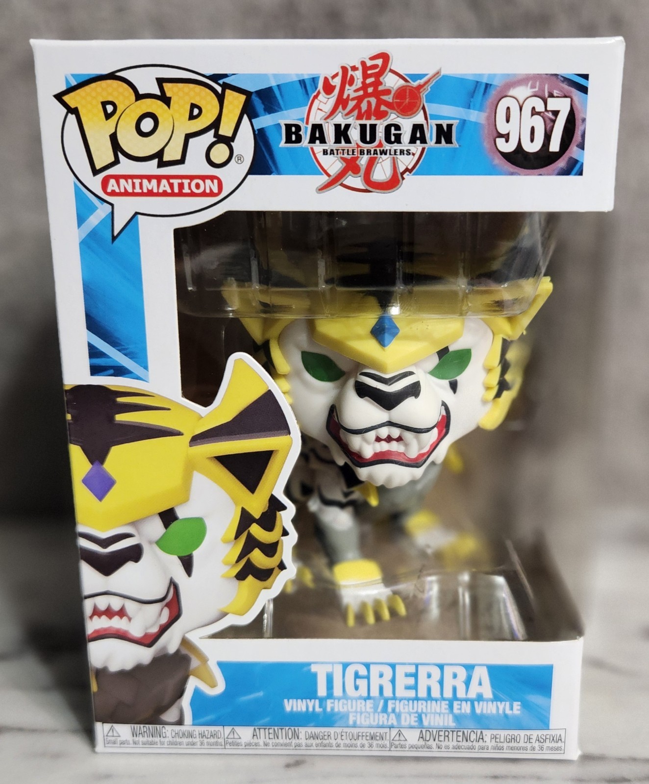 Funko Pop! Bakugan Battle Brawlers | Tigrerra | #967 | w/Soft Protector 